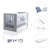 Lettino co-sleeping 60x120 cm (4in1) bianco/antracite · Nexo Due Antracita