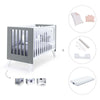 Lettino co-sleeping 60x120 cm (4in1) bianco/antracite · Nexo Due Antracita