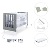 Lettino co-sleeping 60x120 cm (4in1) bianco/antracite · Nexo Due Antracita