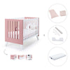 Lettino co-sleeping 60x120 cm (4in1) rosa · Nexo Due Quarzo