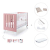 Lettino co-sleeping 60x120 cm (4in1) rosa · Nexo Due Quarzo