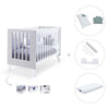 Lettino co-sleeping 60x120 cm (4in1) bianco/grigio · Nexo Due Grey