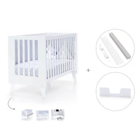 Lettino co-sleeping style nordico 60x120 cm (4in1) bianco · Nexo C187-M7700