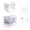 Culla e lettino insieme (7in1) bianco/grigio · Nexo Tre Grey