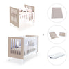 Culla e lettino insieme (7in1) bianco/beige · Nexo Tre Arena