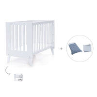 Lettino co-sleeping style nordico 60x120 cm (4in1) bianco · Nexo C187-M7700