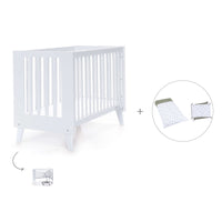 Lettino co-sleeping style nordico 60x120 cm (4in1) bianco · Nexo C187-M7700