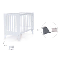 Lettino co-sleeping style nordico 60x120 cm (4in1) bianco · Nexo C187-M7700