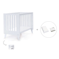 Lettino co-sleeping style nordico 60x120 cm (4in1) bianco · Nexo C187-M7700