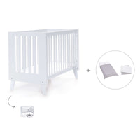 Lettino co-sleeping style nordico 60x120 cm (4in1) bianco · Nexo C187-M7700