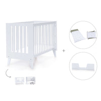 Lettino co-sleeping style nordico 60x120 cm (4in1) bianco · Nexo C187-M7700