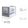 Lettino co-sleeping 60x120 cm (4in1) bianco/marengo · Nexo C187-M7769