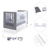 Lettino co-sleeping 60x120 cm (4in1) bianco/marengo · Nexo C187-M7769