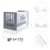 Lettino co-sleeping 60x120 cm (4in1) bianco/marengo · Nexo C187-M7769