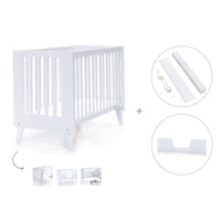 Lettino co-sleeping style nordico 60x120 cm (4in1) bianco · Nexo C187-M7700