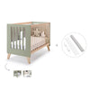 Lettino co-sleeping 60x120 cm (4in1) legno/verde oliva · Nexor C187R-M5695