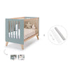 Lettino co-sleeping 60x120 cm (4in1) legno/verde · Nexor C187R-M5795