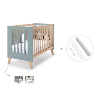 Lettino co-sleeping 60x120 cm (4in1) legno/verde · Nexor C187R-M5795