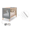 Lettino co-sleeping 60x120 cm (4in1) legno/antracite · Nexor C187R-M5895