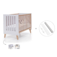 Lettino co-sleeping 60x120 cm (4in1) legno/bianco · Nexor C187R-M7795