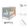 Lettino co-sleeping 60x120 cm (4in1) legno/verde · Nexor C187R-M5795