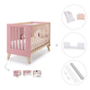 Lettino co-sleeping 60x120 cm (4in1) legno/rosa · Nexor C187R-M5995
