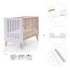 Lettino co-sleeping 60x120 cm (4in1) legno/bianco · Nexor C187R-M7795