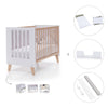 Lettino co-sleeping 60x120 cm (4in1) legno/bianco · Nexor C187R-M7795