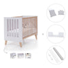 Lettino co-sleeping 60x120 cm (4in1) legno/bianco · Nexor C187R-M7795