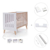 Lettino co-sleeping 60x120 cm (4in1) legno/bianco · Nexor C187R-M7795