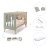 Lettino co-sleeping 60x120 cm (4in1) legno/verde oliva · Nexor C187R-M5695
