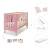Lettino co-sleeping 60x120 cm (4in1) legno/rosa · Nexor C187R-M5995