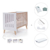 Lettino co-sleeping 60x120 cm (4in1) legno/bianco · Nexor C187R-M7795