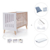 Lettino co-sleeping 60x120 cm (4in1) legno/bianco · Nexor C187R-M7795