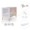 Lettino co-sleeping 60x120 cm (4in1) legno/bianco · Nexor C187R-M7795