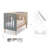 Lettino co-sleeping 60x120 cm (4in1) legno/antracite · Nexor C187R-M5895