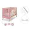 Lettino co-sleeping 60x120 cm (4in1) legno/rosa · Nexor C187R-M5995