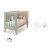 Lettino co-sleeping 60x120 cm (4in1) legno/verde oliva · Nexor C187R-M5695