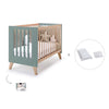 Lettino co-sleeping 60x120 cm (4in1) legno/verde · Nexor C187R-M5795