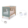 Lettino co-sleeping 60x120 cm (4in1) legno/verde · Nexor C187R-M5795