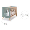 Lettino co-sleeping 60x120 cm (4in1) legno/verde · Nexor C187R-M5795