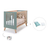 Lettino co-sleeping 60x120 cm (4in1) legno/verde · Nexor C187R-M5795