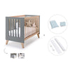 Lettino co-sleeping 60x120 cm (4in1) legno/antracite · Nexor C187R-M5895