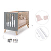 Lettino co-sleeping 60x120 cm (4in1) legno/antracite · Nexor C187R-M5895