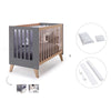 Lettino co-sleeping 60x120 cm (4in1) legno/marengo · Nexor C187R-M6995