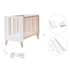 Lettino co-sleeping 60x120 cm (4in1) legno/bianco · Nexor C187R-M7795