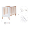 Lettino co-sleeping 60x120 cm (4in1) legno/bianco · Nexor C187R-M7795