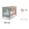 Lettino co-sleeping 60x120 cm (4in1) legno/verde · Nexor C187R-M5795