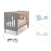 Lettino co-sleeping 60x120 cm (4in1) legno/antracite · Nexor C187R-M5895