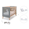 Lettino co-sleeping 60x120 cm (4in1) legno/antracite · Nexor C187R-M5895